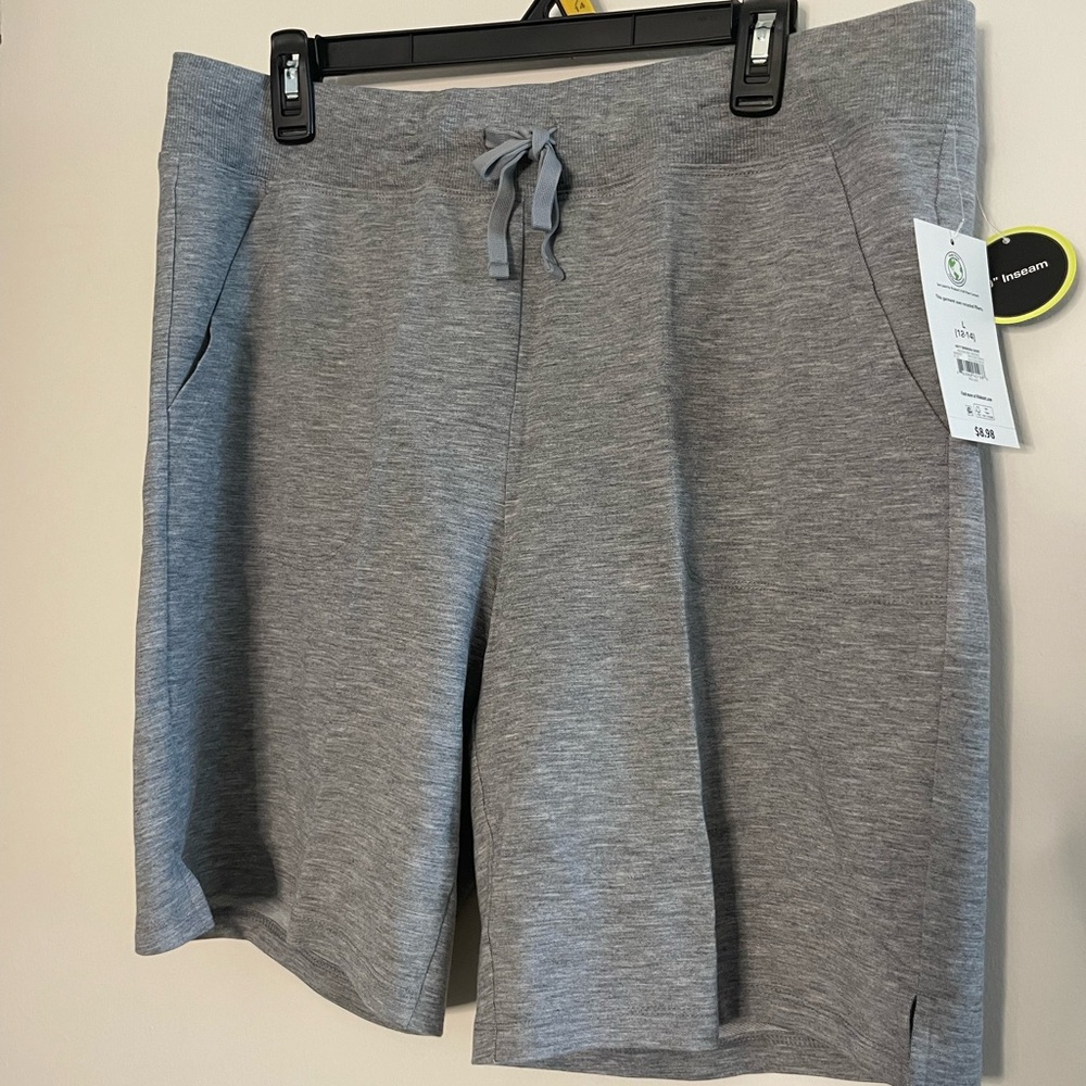 Athletic Works Women's Light Gray Athletic Shorts